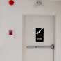 Bilingual Exit Stairs Sign with Braille