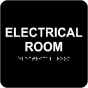 Electrical Room Sign with Braille
