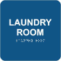 Laundry Room Sign with Braille