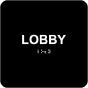 Lobby Sign with Braille