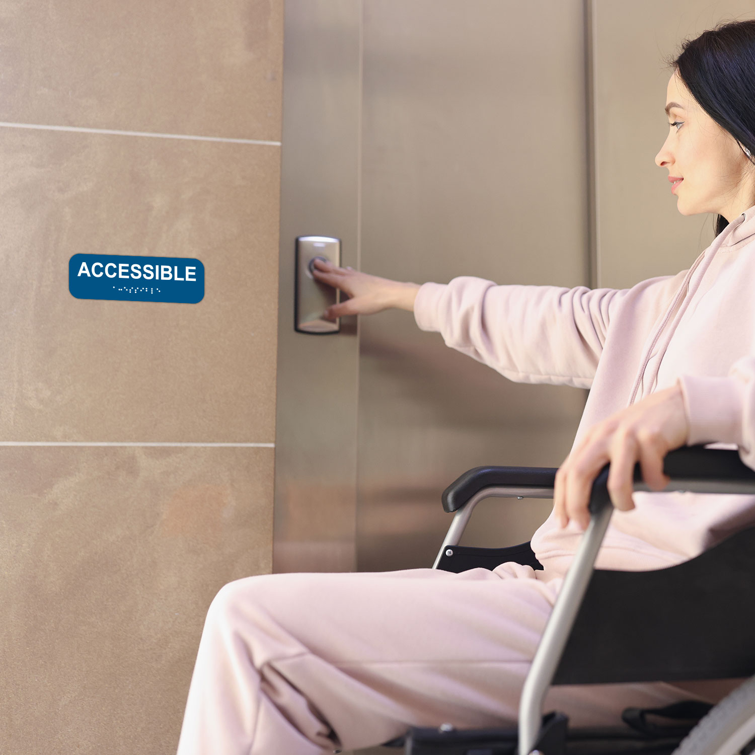 Accessible Sign with Braille