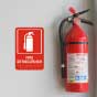 Fire Extinguisher Sign with Braille