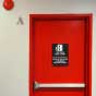 Bilingual Fire Door Keep Closed Sign with Braille