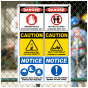 Multi Hazard Authorized Personnel Only Construction Site Banner