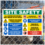 Site Safety Multi Hazard Construction Site Banner