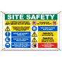 Site Safety Multi Hazard Construction Site Banner