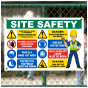 Site Safety Construction Work in Progress Banner