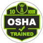 10 Hour Osha Trained Hard Hat Sticker
