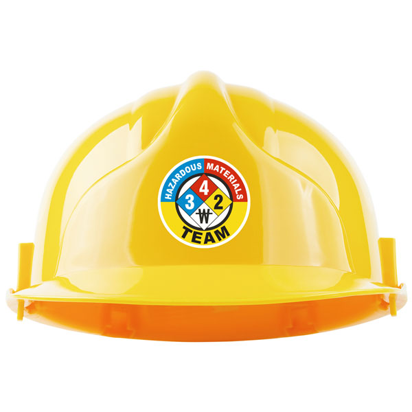 Hazardous Materials Team Hard Hat Sticker