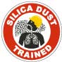 Silica Dust Trained Hard Hat Sticker