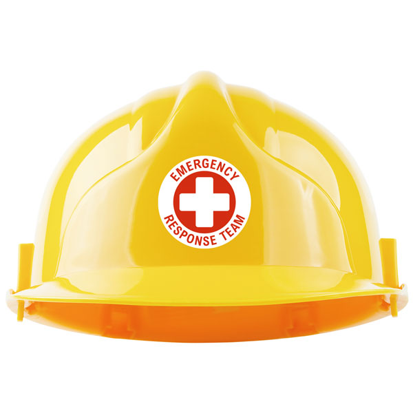 Emergency Response Team Hard Hat Sticker