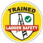 Trained Ladder Safety Hard Hat Sticker