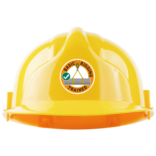 Basic Rigging Trained Hard Hat Sticker