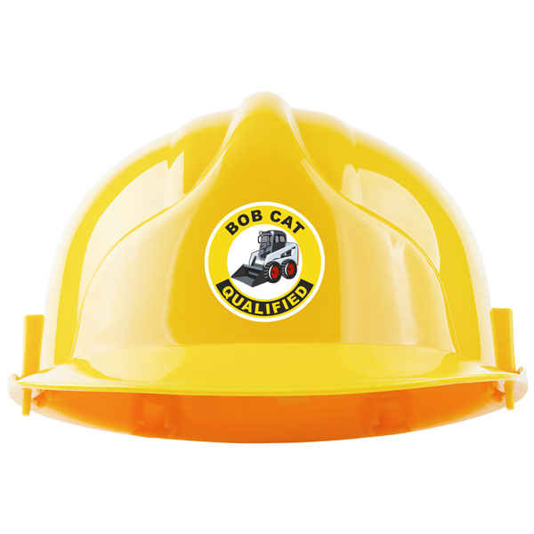 Bob Cat Qualified Hard Hat Sticker