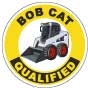 Bob Cat Qualified Hard Hat Sticker