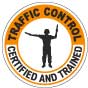 Traffic Control Certified and Trained Hard Hat Sticker