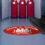 Store & Secure Cylinders Inside The Cage Floor Sign