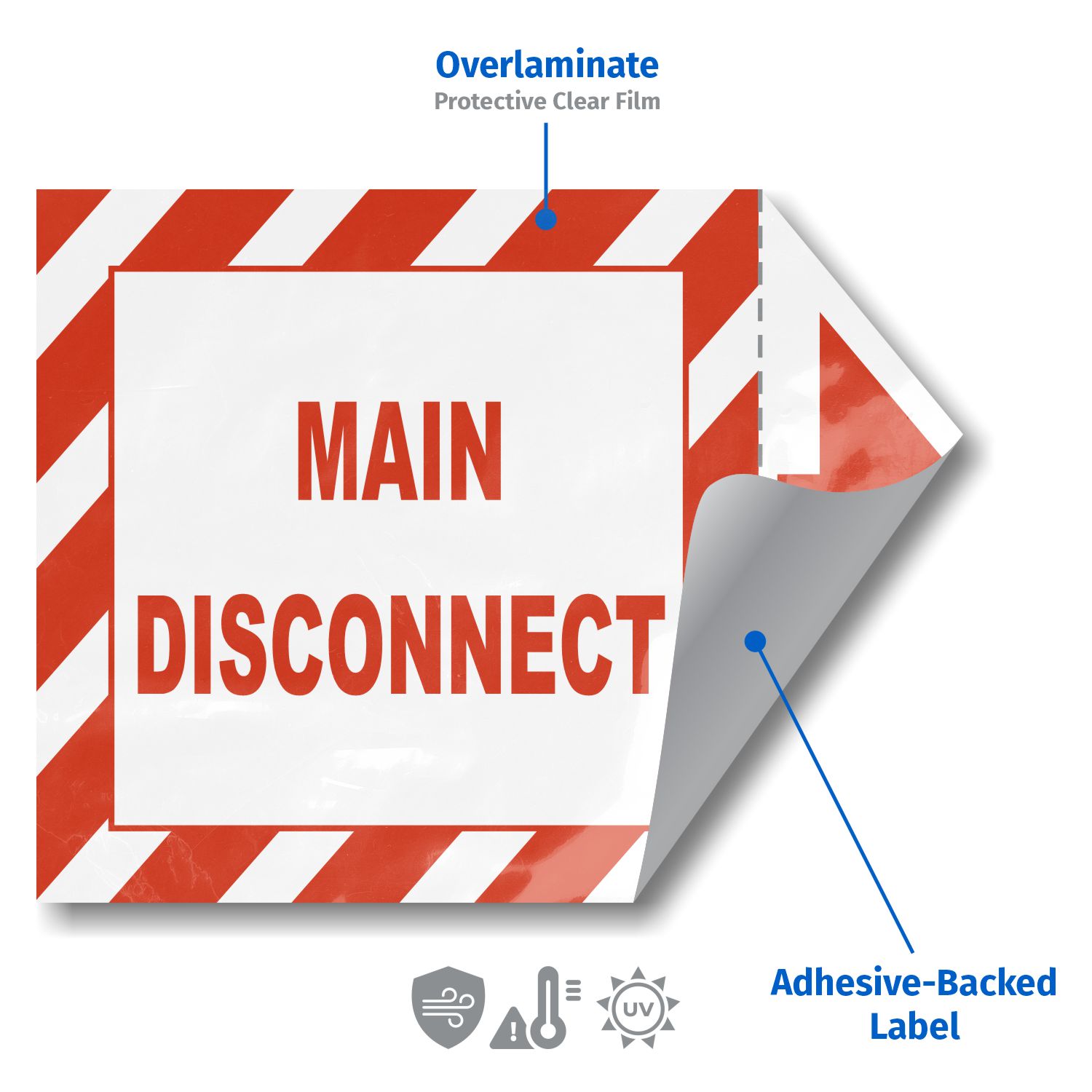 Main Disconnect Arrow Label