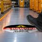 Danger Arc Flash and Shock Hazard Floor Label