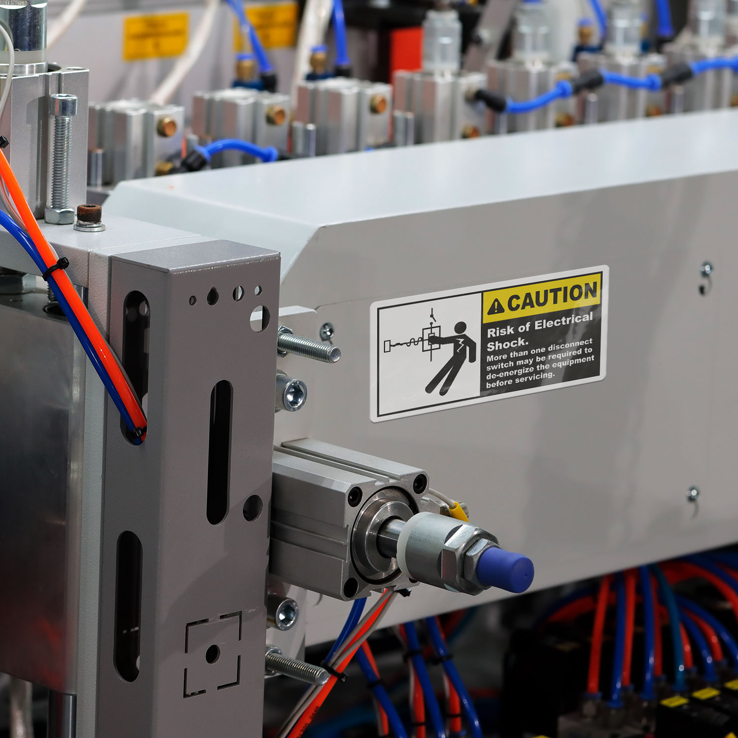 Risk of Electrical Shock Label