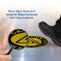Caution Arc Flash And Shock Hazard Floor Label