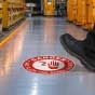 Danger Arc Flash And Shock Hazard Floor Label