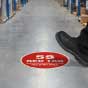 5s Red Tag Holding Area Floor Sign