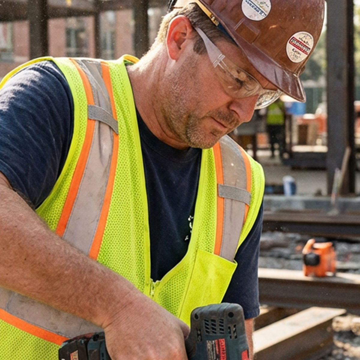 Clear Wrap Around Safety Glasses-Economy