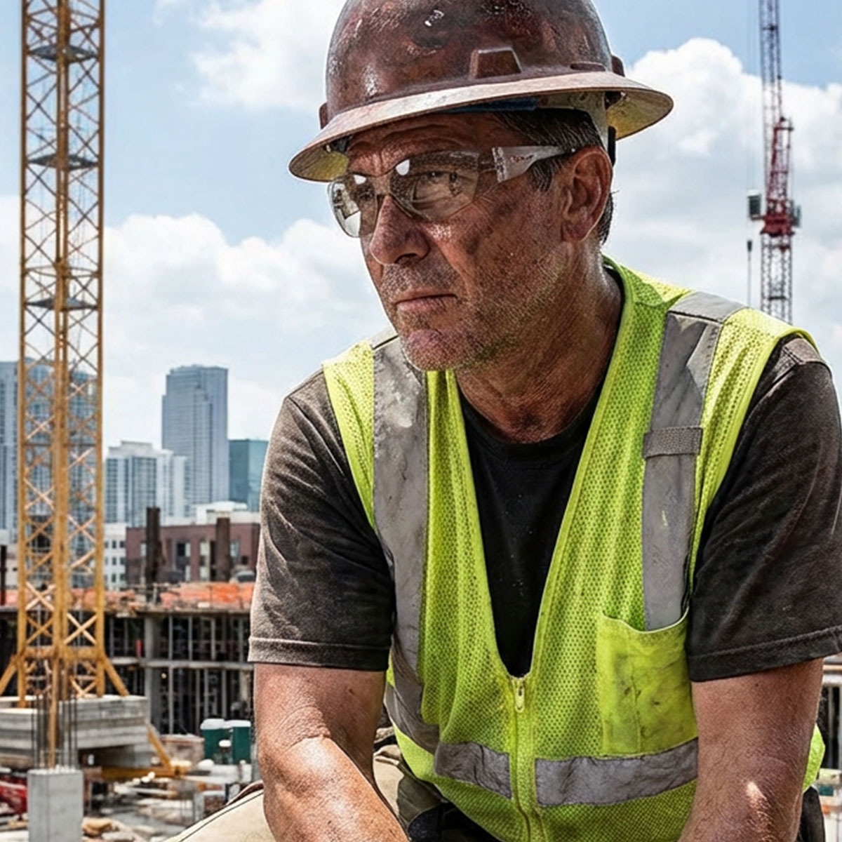 Indoor/Outdoor Wrap Around Safety Glasses- Economy