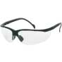 Semi-Frame Safety Glasses- Black Frames, Clear Lens