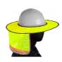Full Brimmed Helmet Neck Shade Lime