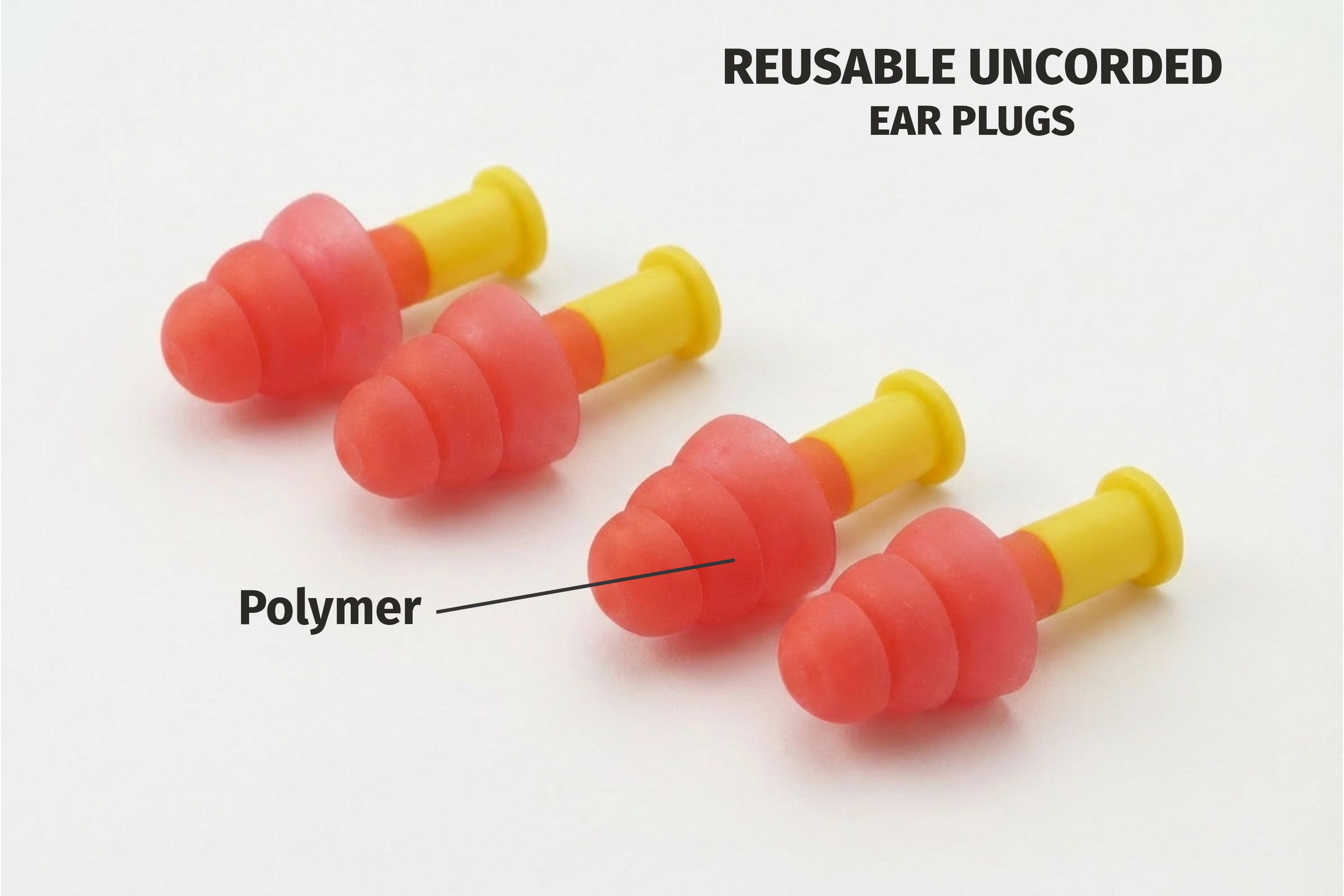 Reusable Uncorded Ear Plugs