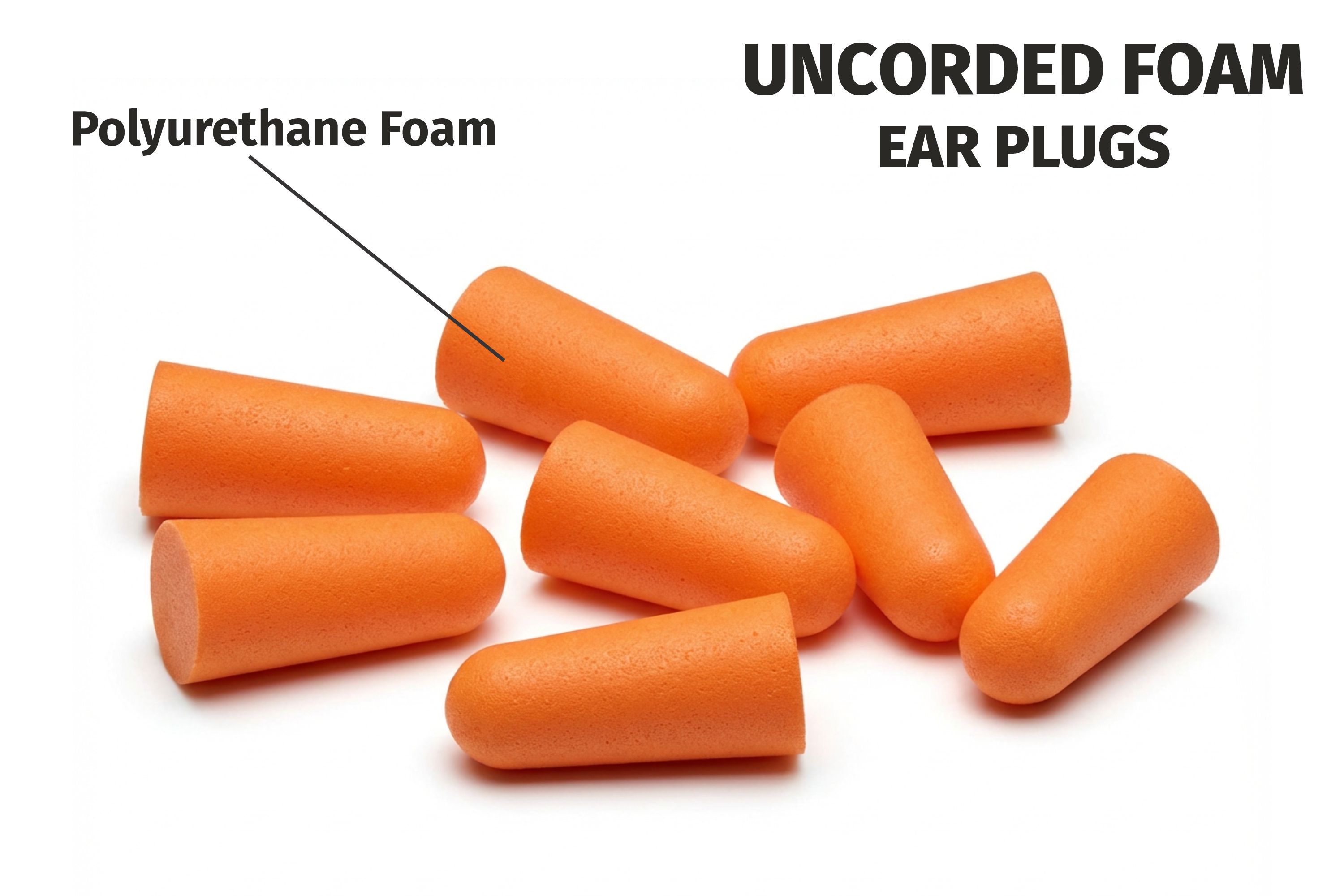 Uncorded Foam Ear Plugs