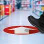 Directional Arrow Floor Sign