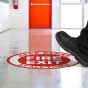 Fire Exit Keep Clear Floor Sign