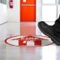 Fire Extinguisher Floor Sign