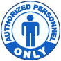 Authorized Personnel Floor Sign