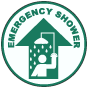 Emergency Shower Floor Sign