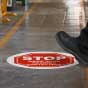 Stop Wear Hearing Protection Floor Sign