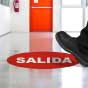 Spanish Exit Floor Sign