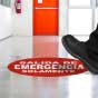 Spanish Emergency Exit Floor Sign