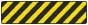 Yellow / Black Striped Floor Sign