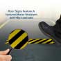 Yellow / Black Striped Floor Sign