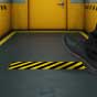 Yellow / Black Striped Floor Sign