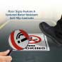 No Smoking Floor Sign