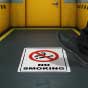 No Smoking Floor Sign