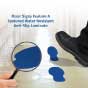 Blue Footprints – 4¼ × 11⅞″