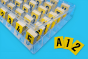 1" Reflective Yellow/Black Letters & Numbers Utility Kit