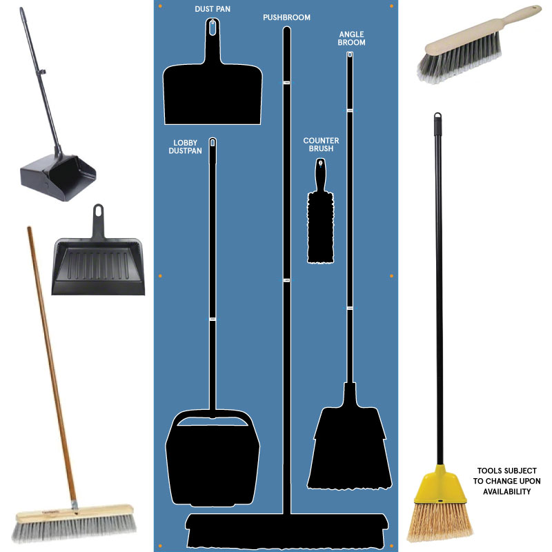 Clean and Sweep Tools 5S Dry Shadow Board Blue/Black
