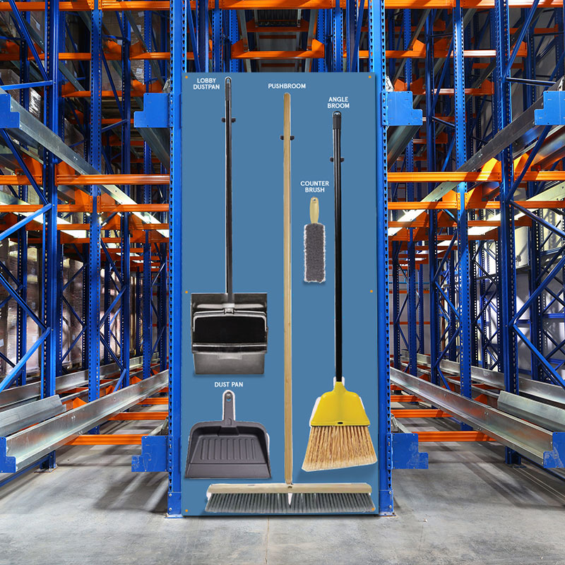 Clean and Sweep Tools 5S Dry Shadow Board Blue/White